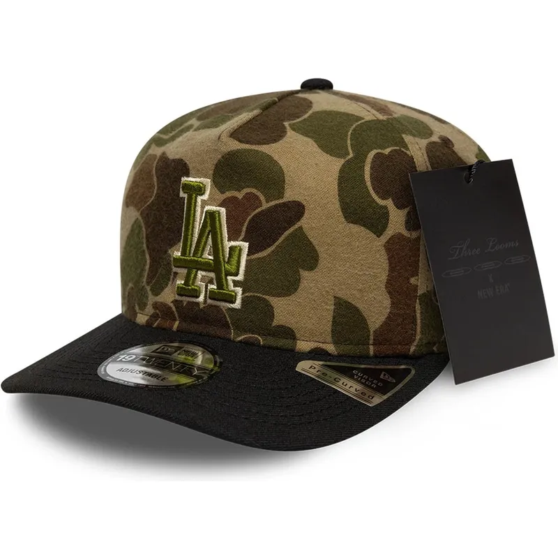 cap-zaobljena-camouflage-adjustable-strap-19twenty-brushed-cotton-three-looms-duck-los-angeles-dodgers-mlb-new-era