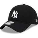 cap-zaobljena-black-adjustable-strap-9twenty-merino-wool-yarn-new-york-yankees-mlb-new-era