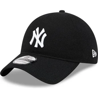 Kapa zaobljena crna podesiv 9TWENTY Merino Wool Yarn New York Yankees MLB New Era