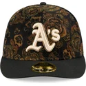 cap-zaobljena-black-ajustada-59fifty-low-profile-floral-cord-three-looms-printed-corduroy-oakland-athletics-mlb-new-era