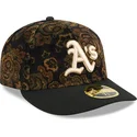cap-zaobljena-black-ajustada-59fifty-low-profile-floral-cord-three-looms-printed-corduroy-oakland-athletics-mlb-new-era