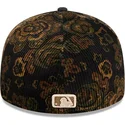 cap-zaobljena-black-ajustada-59fifty-low-profile-floral-cord-three-looms-printed-corduroy-oakland-athletics-mlb-new-era