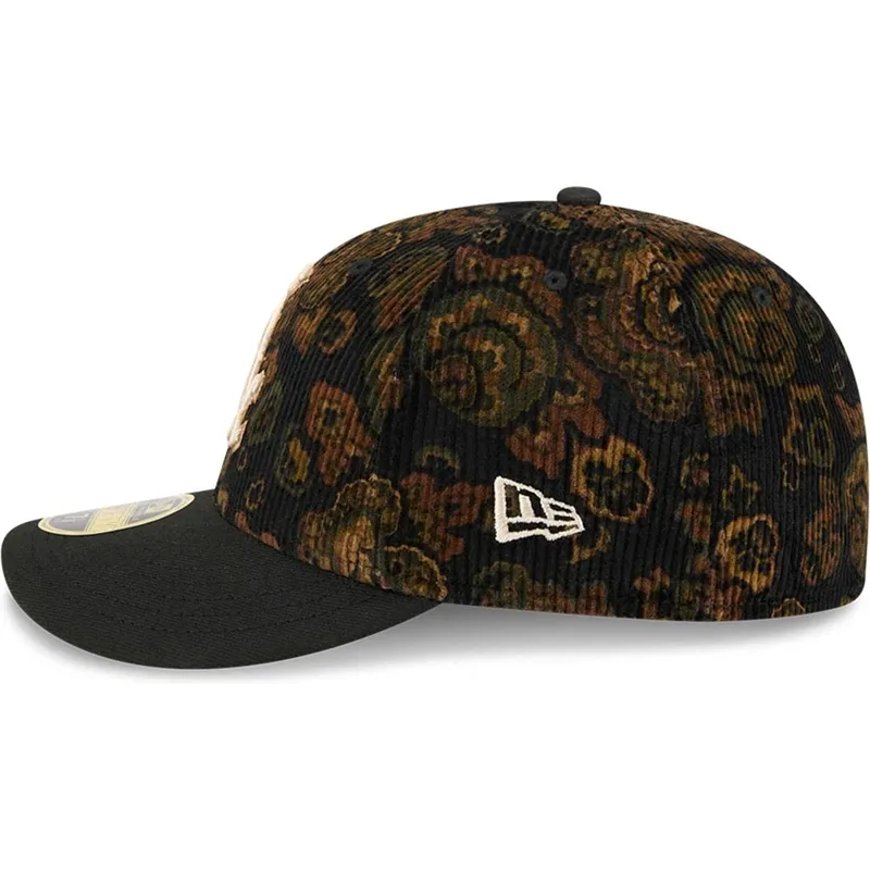 cap-zaobljena-black-ajustada-59fifty-low-profile-floral-cord-three-looms-printed-corduroy-chicago-white-sox-mlb-new-era