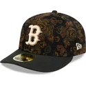 cap-zaobljena-black-ajustada-59fifty-low-profile-floral-cord-three-looms-printed-corduroy-boston-red-sox-mlb-new-era