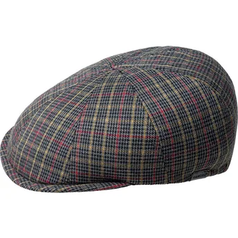 Beretke siva Pattern Flexfit Grey Plaid Kangol