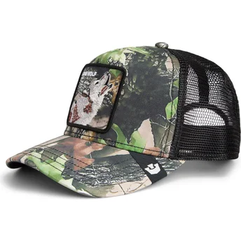 Kapa zaobljena maskirni snapback Lone Wolf Camouflage Seasonal Real Tree The Farm Goorin Bros.