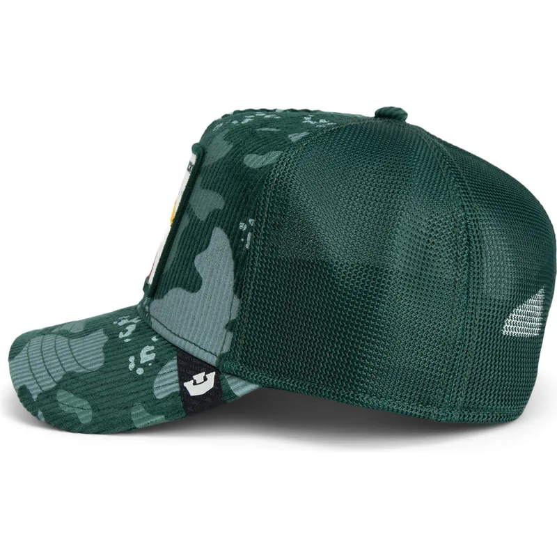 kapa-zaobljena-zelena-snapback-lucky-duck-corduroy-camo-the-farm-goorin-bros