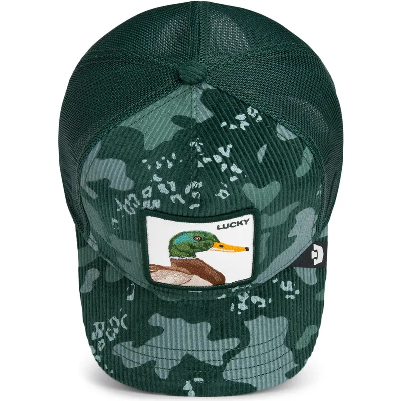 kapa-zaobljena-zelena-snapback-lucky-duck-corduroy-camo-the-farm-goorin-bros