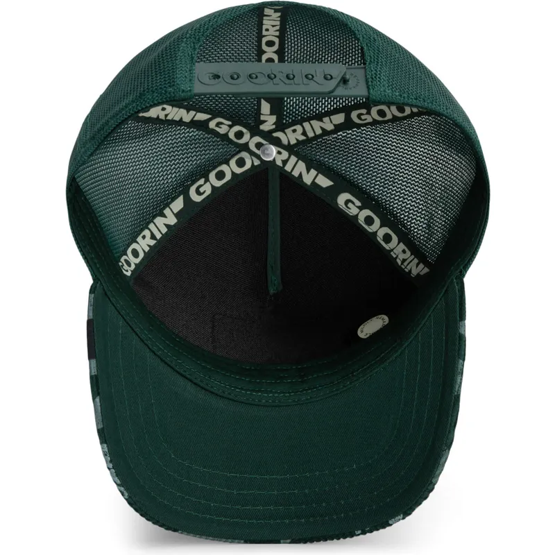 kapa-zaobljena-zelena-snapback-lucky-duck-corduroy-camo-the-farm-goorin-bros