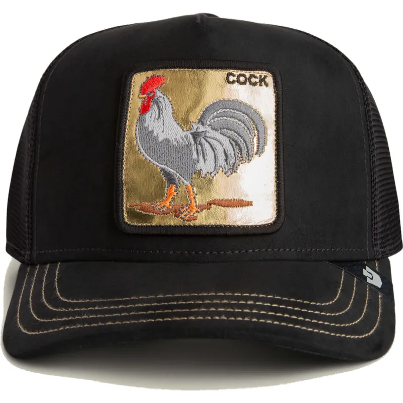 kapa-zaobljena-crna-snapback-cock-golden-suede-the-farm-goorin-bros