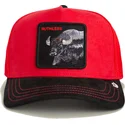 kape-zaobljena-crvena-snapback-bufalo-ruthless-buffalo-suede-the-farm-the-farm-de-goorin-bros
