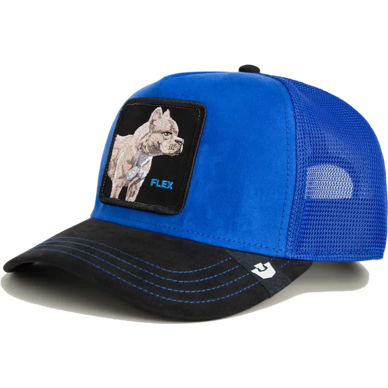 kapa-zaobljena-plava-snapback-flex-suede-the-farm-goorin-bros