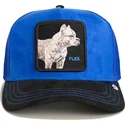 kapa-zaobljena-plava-snapback-flex-suede-the-farm-goorin-bros