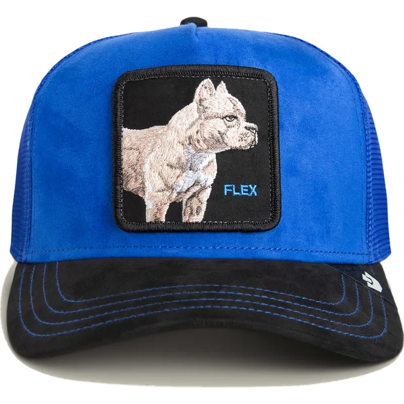 kapa-zaobljena-plava-snapback-flex-suede-the-farm-goorin-bros