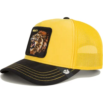 Kape zaobljena žuta snapback Mighty Lion Suede The Farm Goorin Bros.