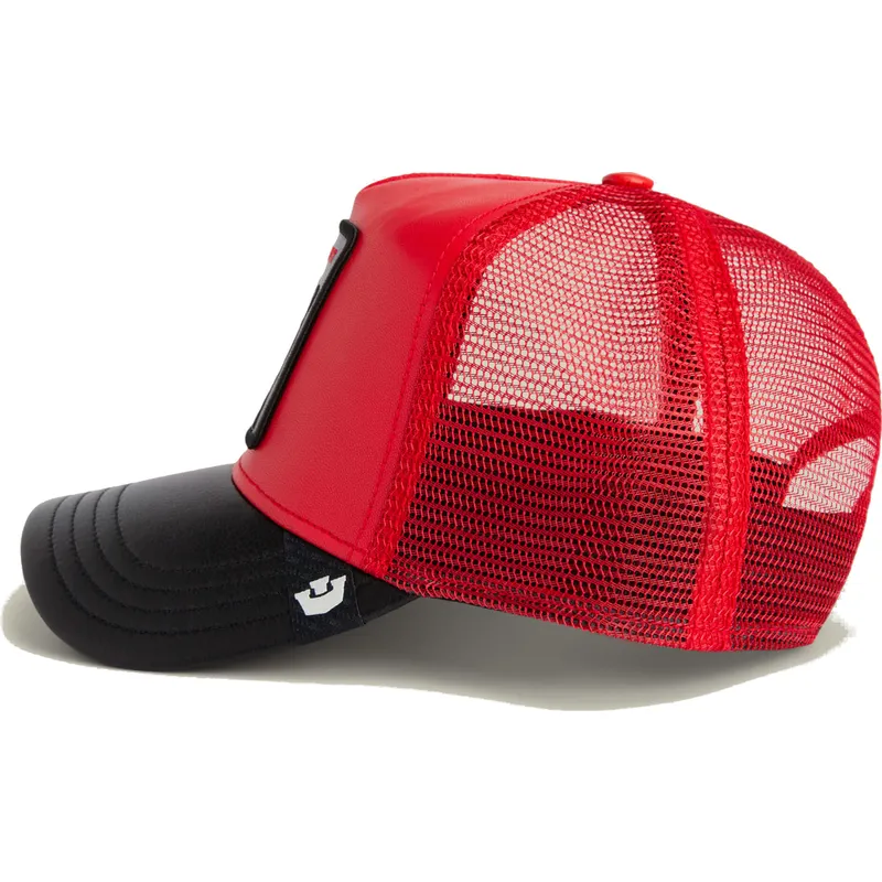 kapa-zaobljena-crvena-snapback-misfit-courtside-the-farm-goorin-bros