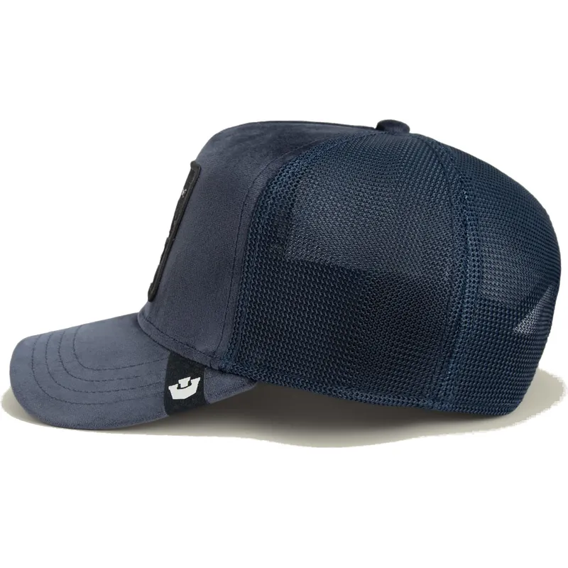 kapa-zaobljena-mornarsko-plava-snapback-king-lion-velour-the-farm-goorin-bros kapa-zaobljena-mornarsko-plava-snapback-king-lion-velour-the-farm-goorin-bros