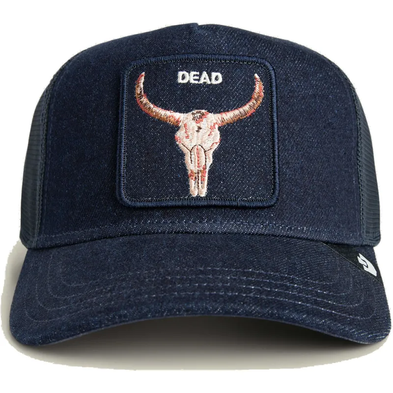 kape-zaobljena-mornarsko-plava-snapback-buey-dead-denim-the-farm-the-farm-de-goorin-bros