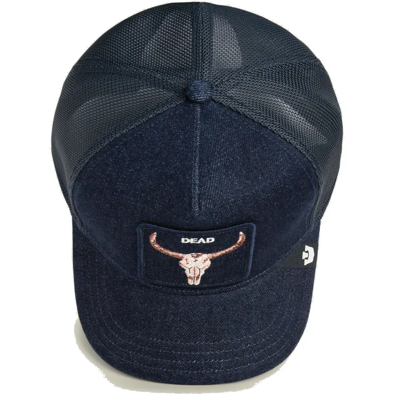 kape-zaobljena-mornarsko-plava-snapback-buey-dead-denim-the-farm-the-farm-de-goorin-bros