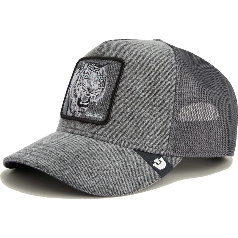 kapa-zaobljena-siva-snapback-savage-denim-the-farm-goorin-bros