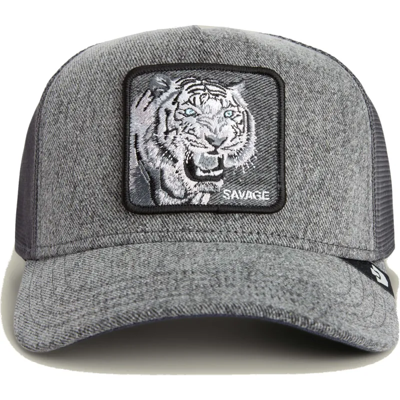 kapa-zaobljena-siva-snapback-savage-denim-the-farm-goorin-bros