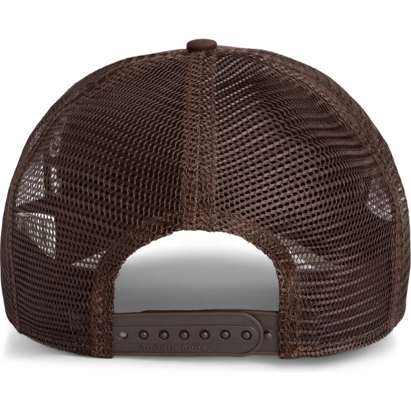 kapa-zaobljena-smeda-snapback-the-cancelled-skull-grit-the-farm-goorin-bros