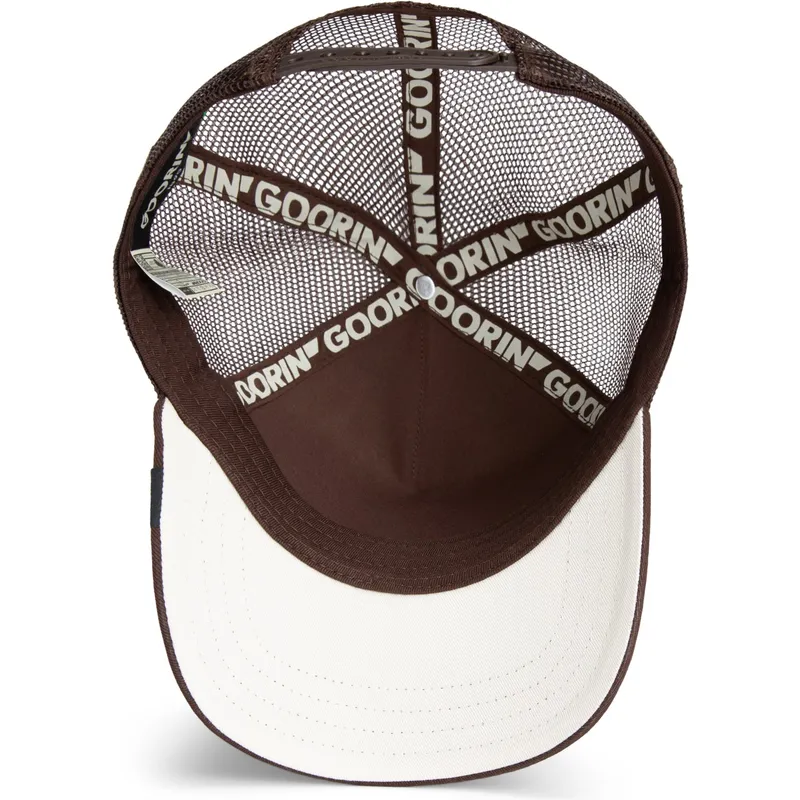 kapa-zaobljena-smeda-snapback-the-cancelled-skull-grit-the-farm-goorin-bros