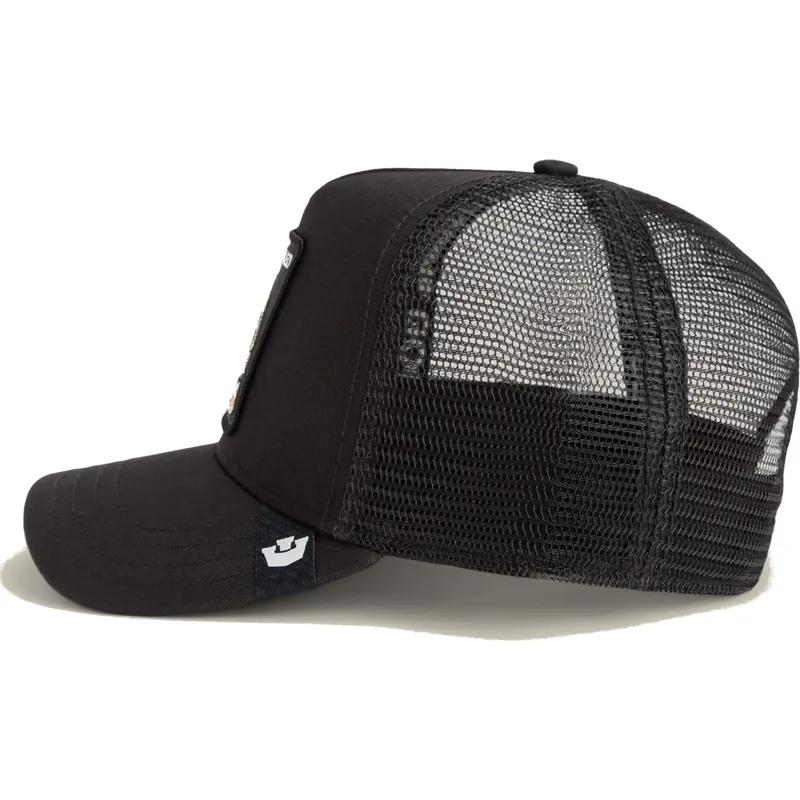 kapa-zaobljena-crna-snapback-the-cancelled-skull-grit-the-farm-goorin-bros