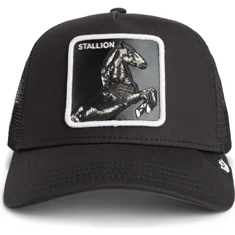 Kapa zaobljena crna snapback Stallion The Farm Goorin Bros.