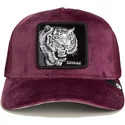 kapa-zaobljena-crvena-snapback-savage-tiger-velour-the-farm-goorin-bros