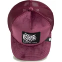 kapa-zaobljena-crvena-snapback-savage-tiger-velour-the-farm-goorin-bros