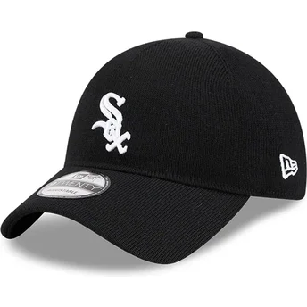 Kape zaobljena crna podesiva traka 9TWENTY Merino Wool Chicago White Sox MLB New Era