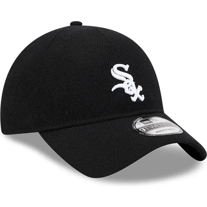 kapa-zaobljena-crna-podesiv-9twenty-merino-wool-chicago-white-sox-mlb-new-era