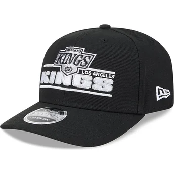 Cap zaobljena black snapback 9SEVENTY Stretch Snap Stated Los Angeles Kings NHL New Era
