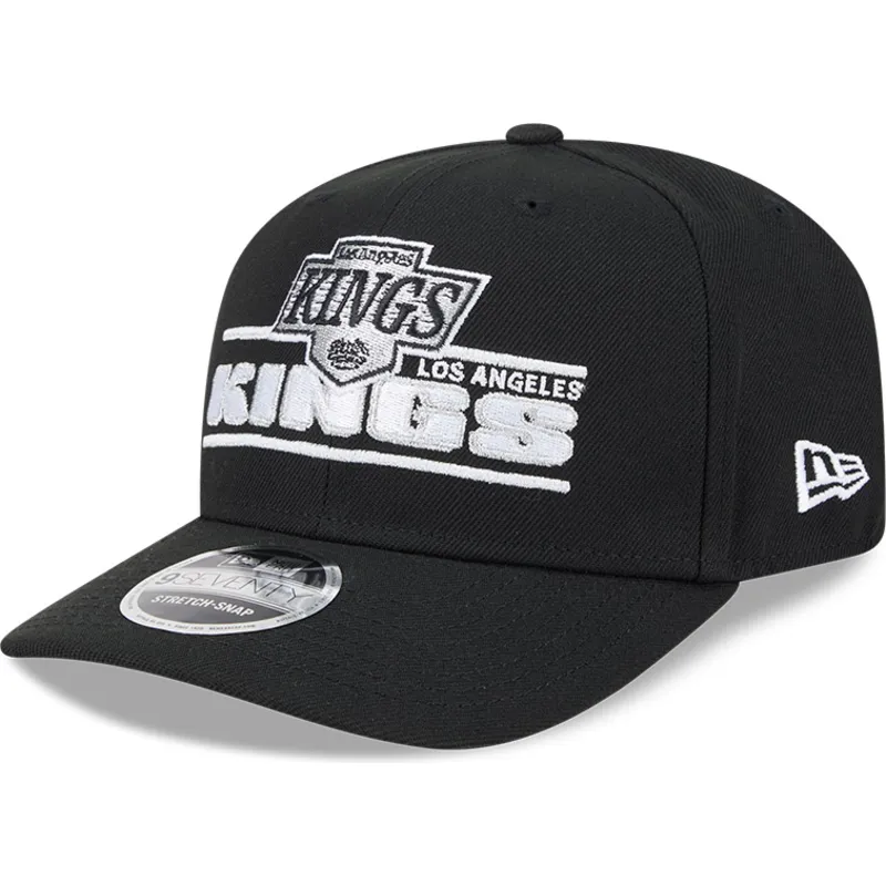 cap-zaobljena-black-snapback-9seventy-stretch-snap-stated-los-angeles-kings-nhl-new-era