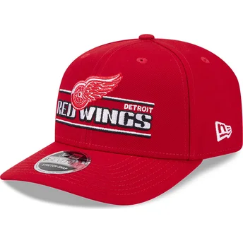 Cap zaobljena red snapback 9SEVENTY Stretch Snap Stated Detroit Red Wings NHL New Era