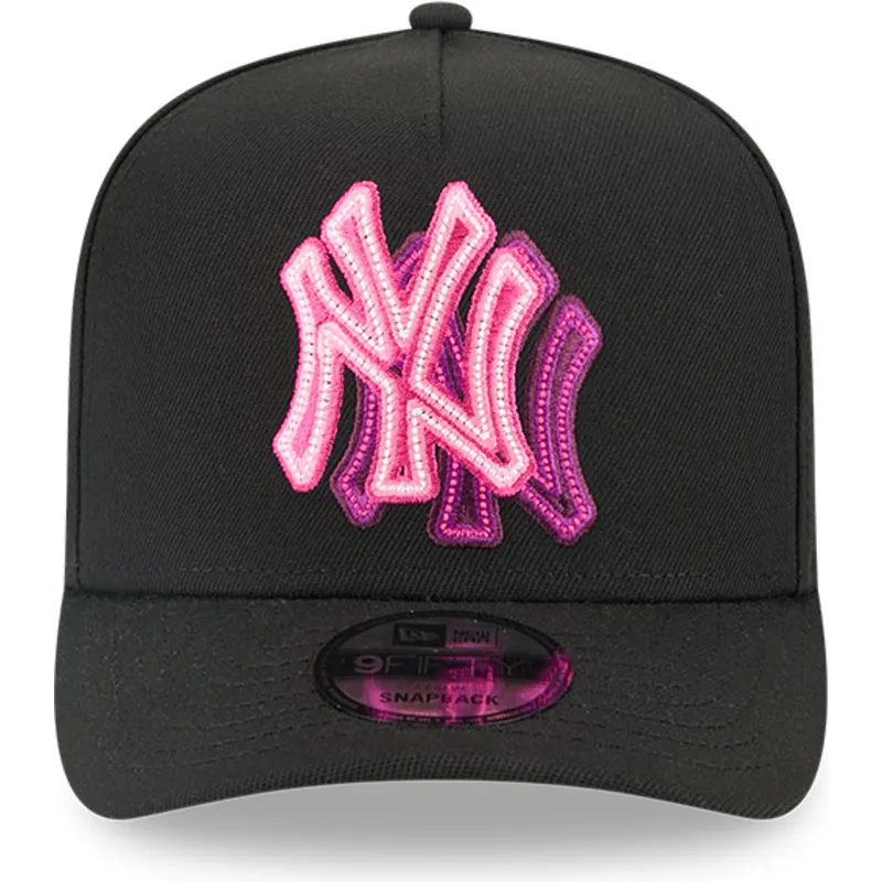 kapa-zaobljena-crna-snapback-9fifty-a-frame-neon-new-york-yankees-mlb-new-era kapa-zaobljena-crna-snapback-9fifty-a-frame-neon-new-york-yankees-mlb-new-era