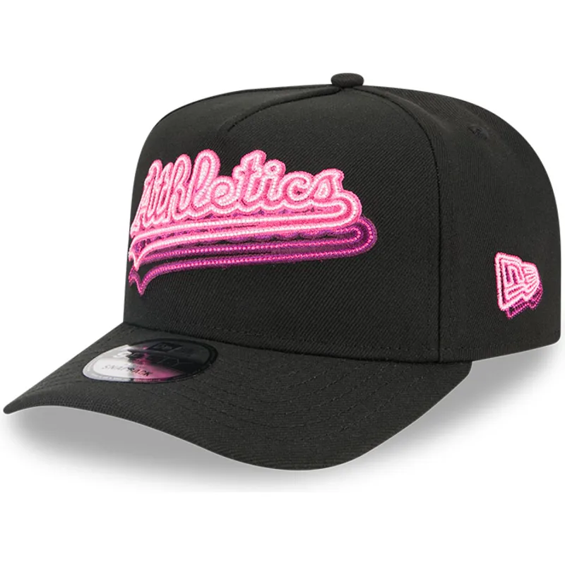 kapa-zaobljena-crna-snapback-9fifty-a-frame-neon-oakland-athletics-mlb-new-era kapa-zaobljena-crna-snapback-9fifty-a-frame-neon-oakland-athletics-mlb-new-era