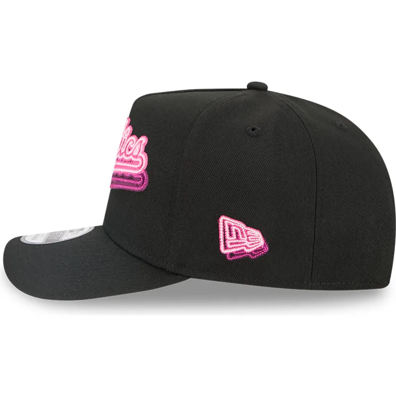kapa-zaobljena-crna-snapback-9fifty-a-frame-neon-oakland-athletics-mlb-new-era kapa-zaobljena-crna-snapback-9fifty-a-frame-neon-oakland-athletics-mlb-new-era