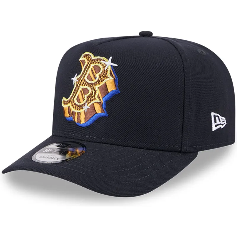 kapa-zaobljena-mornarsko-plava-snapback-9fifty-a-frame-emblem-boston-red-sox-mlb-new-era