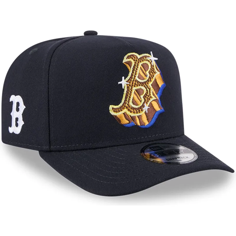 kapa-zaobljena-mornarsko-plava-snapback-9fifty-a-frame-emblem-boston-red-sox-mlb-new-era