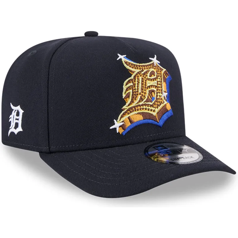 kapa-zaobljena-mornarsko-plava-snapback-9fifty-a-frame-emblem-detroit-tigers-mlb-new-era