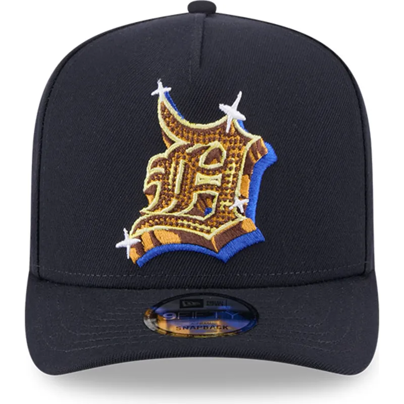 kapa-zaobljena-mornarsko-plava-snapback-9fifty-a-frame-emblem-detroit-tigers-mlb-new-era
