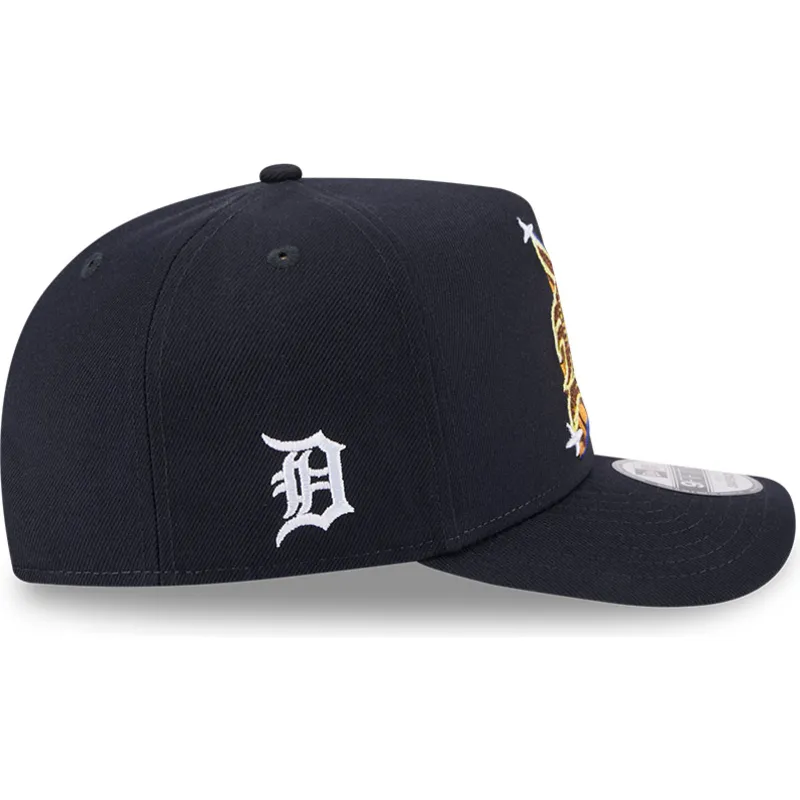 kapa-zaobljena-mornarsko-plava-snapback-9fifty-a-frame-emblem-detroit-tigers-mlb-new-era