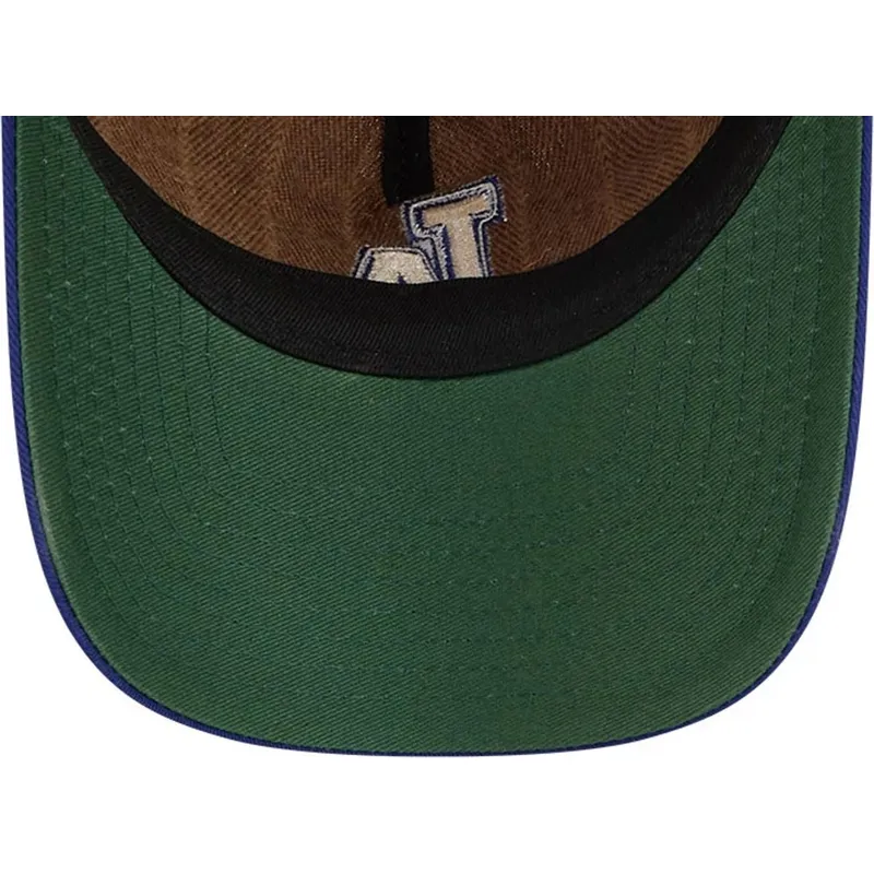 kape-zaobljena-smeda-podesiva-traka-9twenty-a-frame-wool-pinstripe-los-angeles-dodgers-mlb-new-era