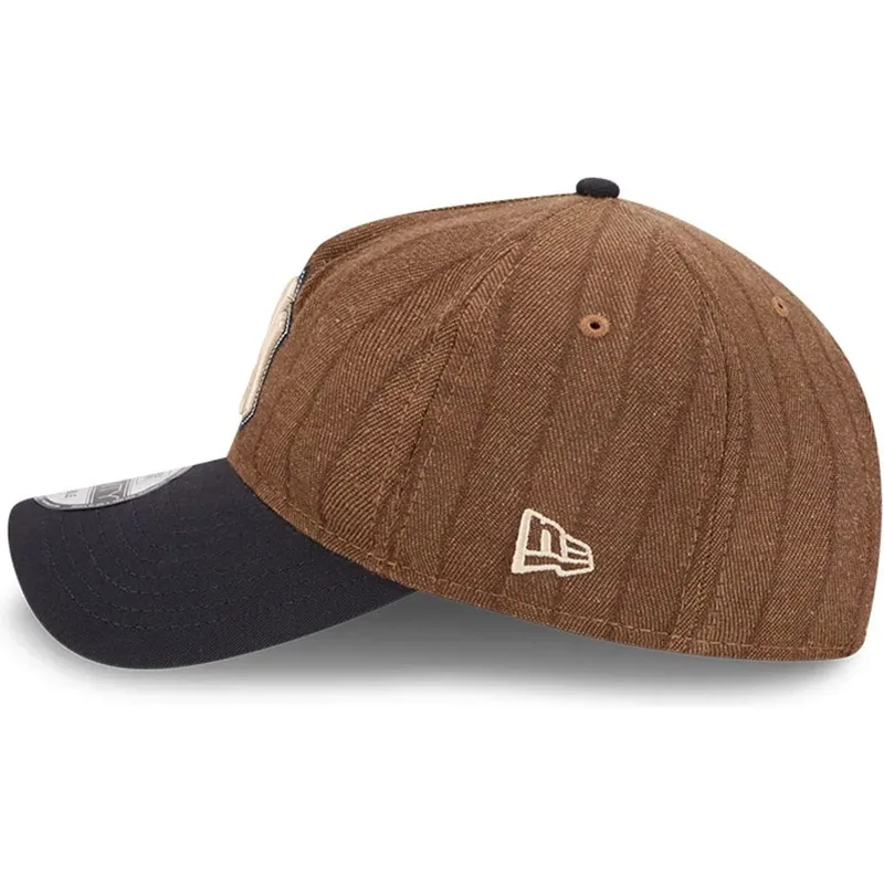 cap-zaobljena-brown-adjustable-strap-9twenty-a-frame-wool-pinstripe-new-york-yankees-mlb-new-era
