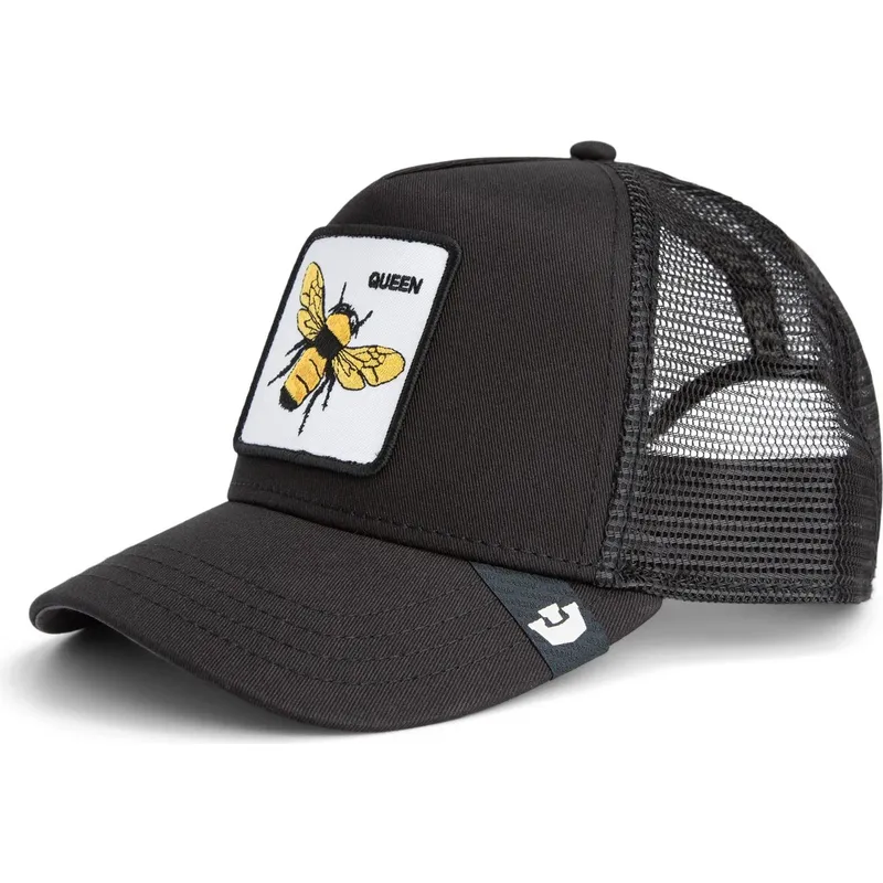 kapa-zaobljena-crna-snapback-queen-bee-the-farm-goorin-bros