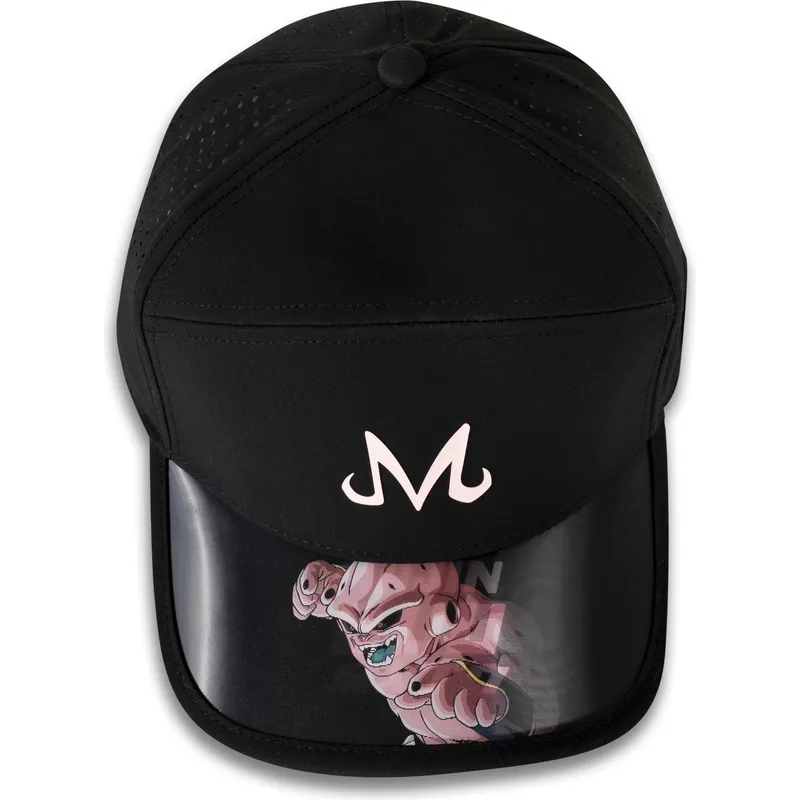 cap-zaobljena-black-adjustable-strap-kid-buu-dragon-ball-capslab