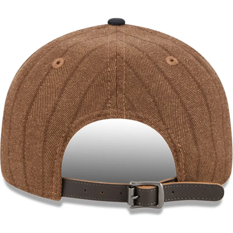 cap-ravna-brown-adjustable-strap-9fifty-retro-crown-wool-pinstripe-chicago-white-sox-mlb-new-era cap-ravna-brown-adjustable-strap-9fifty-retro-crown-wool-pinstripe-chicago-white-sox-mlb-new-era