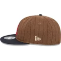 kape-ravna-smeda-podesiva-traka-9fifty-retro-crown-wool-pinstripe-atlanta-braves-mlb-new-era